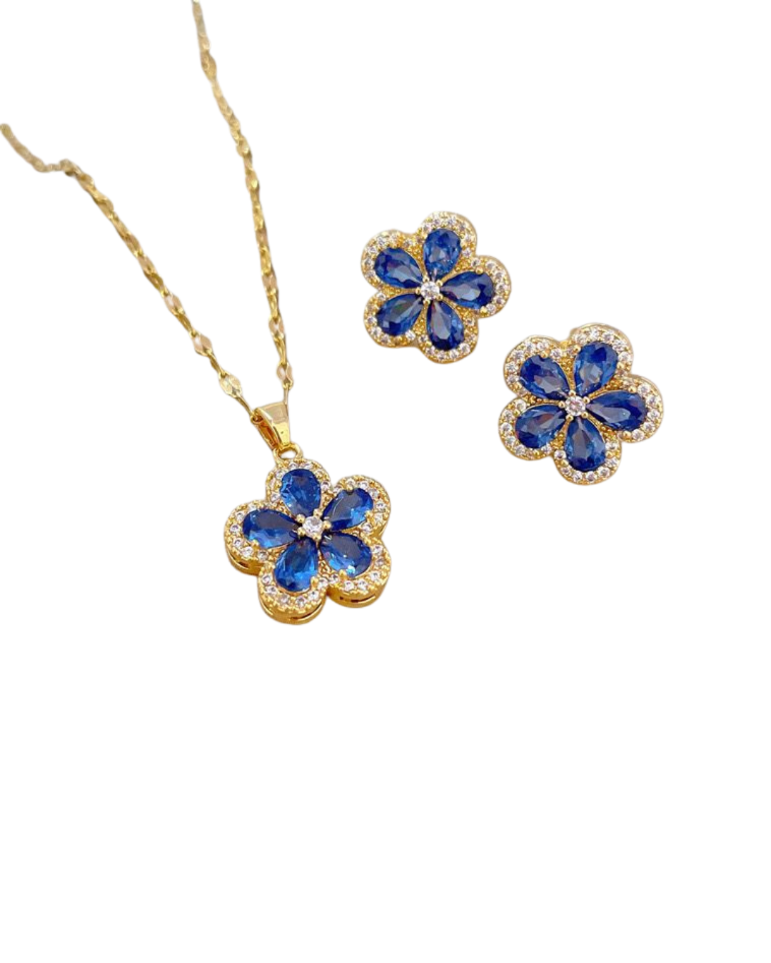 Set Flor azul para MAMÁ