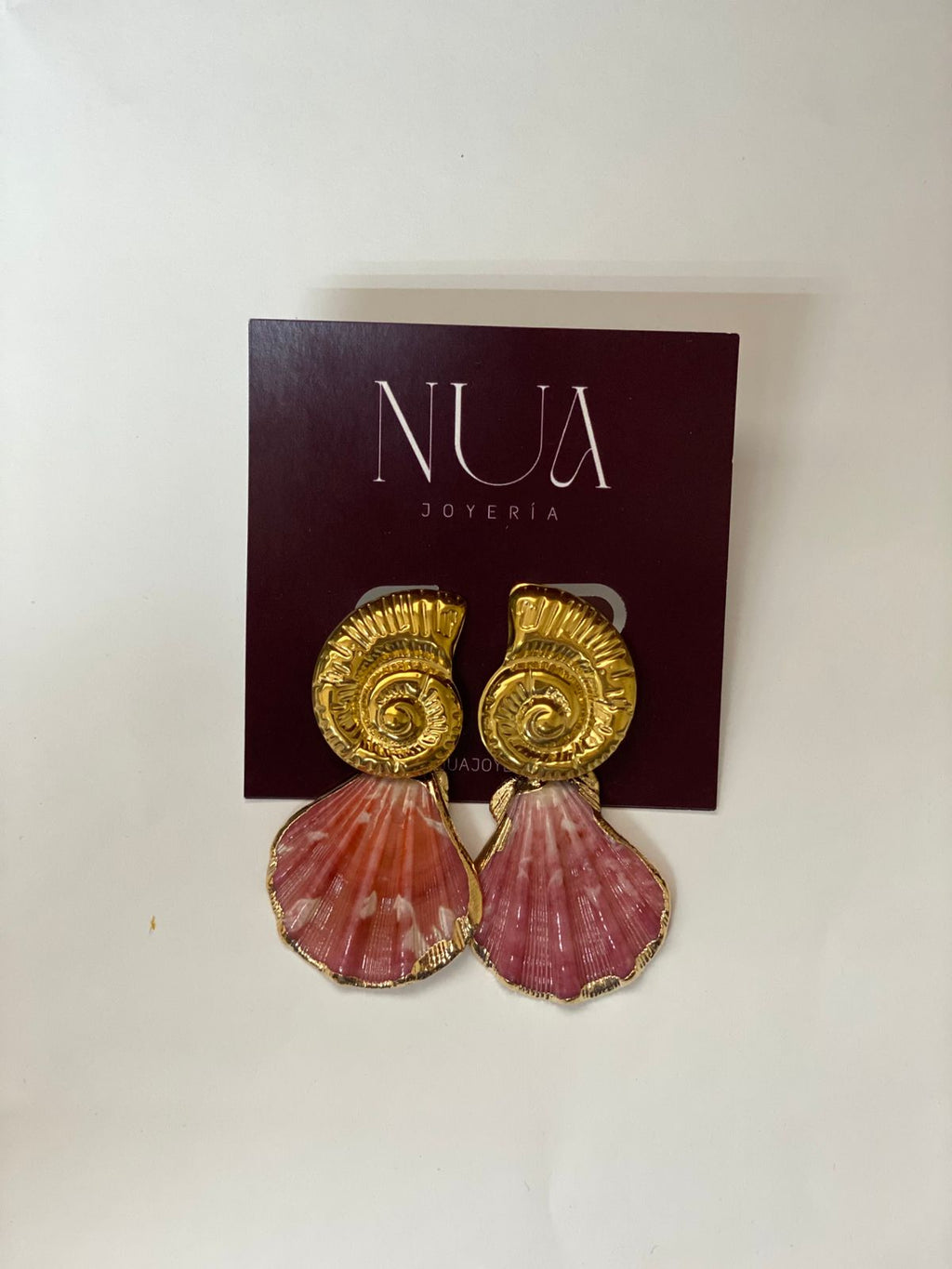 Aretes Concha de Coral