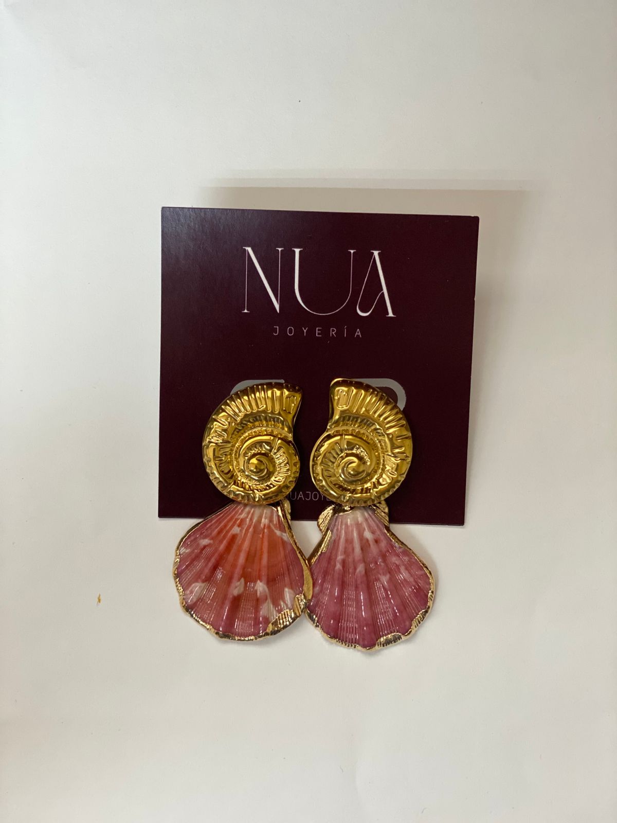 Aretes Concha de Coral