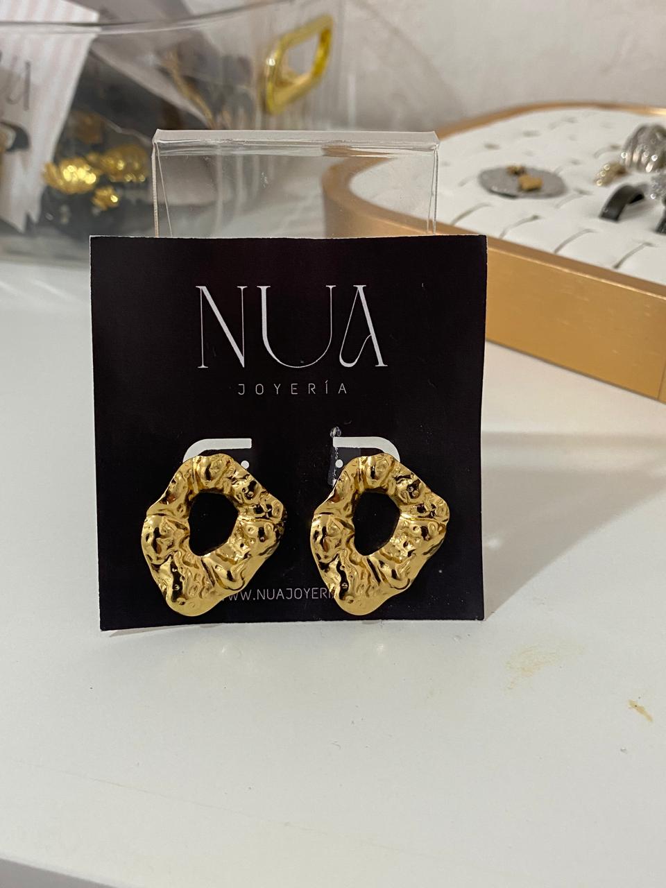 Aretes Circulo Irregular