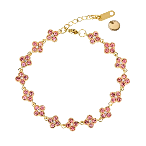 Pulsera Clover Pink